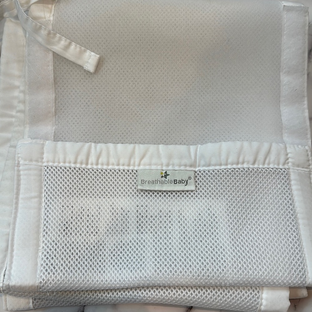 Breathable Baby White Mesh Baby Gear Organizer